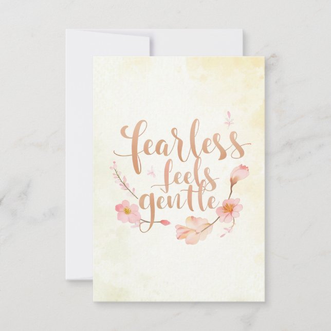 Positive Affirmation Greeting Card Stationery (Front)