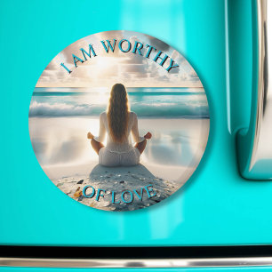 Positive Affirmation   I am Worthy of Love Magnet