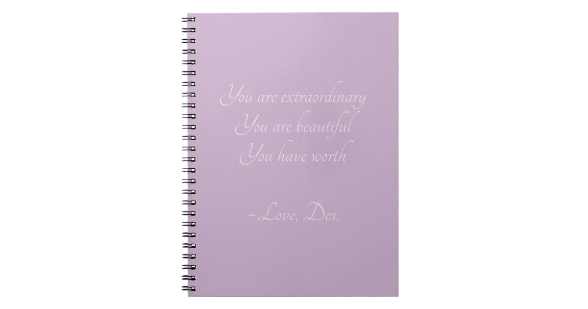 Positive Affirmation Journal Zazzle