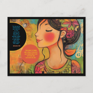 Positive Affirmation Postcard
