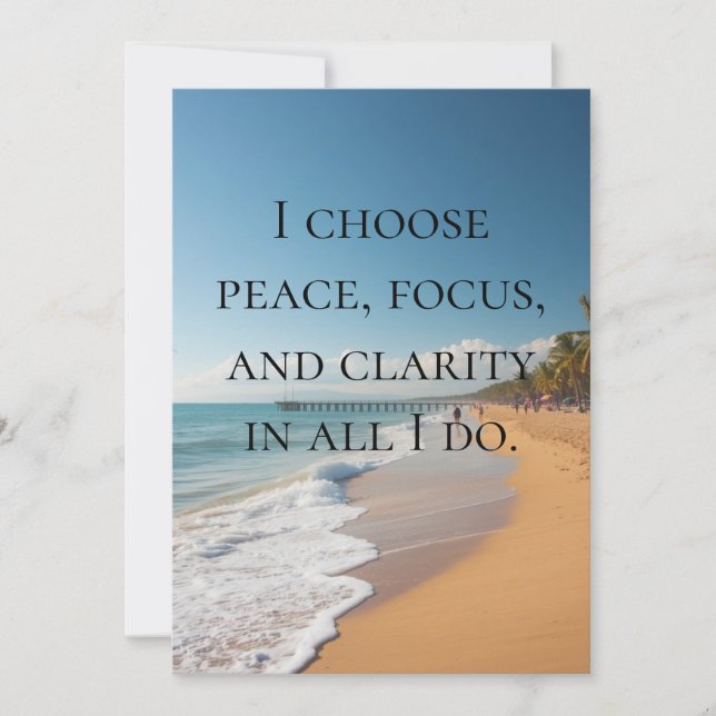 Positive Affirmation Quote Card (Front)