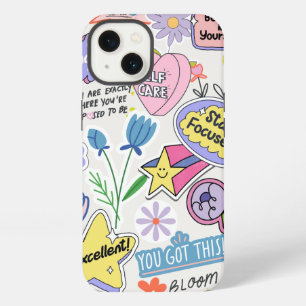 Positive Affirmation Sticker Collage iPhone 13 Case