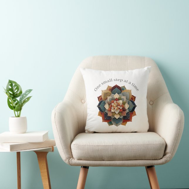 Positive Affirmation Throw Pillow One Step (Chair)