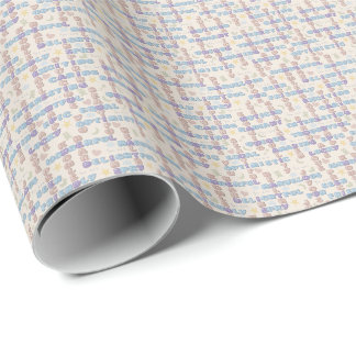 Positive Affirmations Baby Nursery Lemon Wrapping Paper