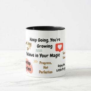 Positive Affirmations Colourful Mindset Mug