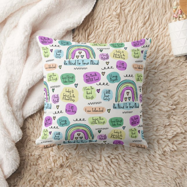 Positive Affirmations Cushion (Blanket)