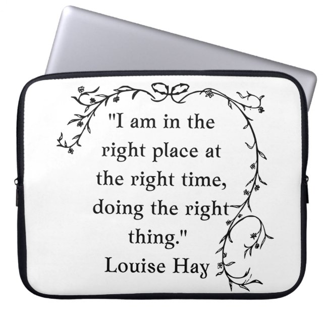 Positive Affirmations Electronics Bag (Front)