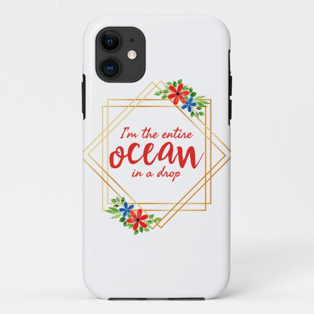 positive affirmations for self acceptance Case-Mate iPhone case (Back)