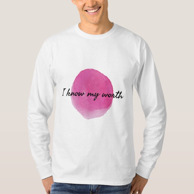 positive affirmations for self acceptance T-Shirt (Front)