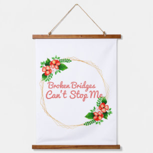 positive affirmations for success and self care  hanging tapestry