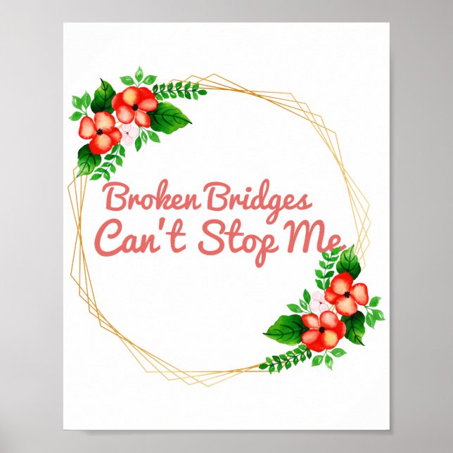 positive affirmations for success and self care poster (Front)