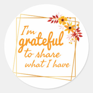 positive affirmations for success classic round sticker