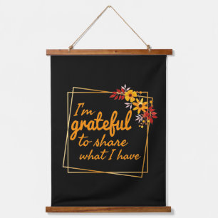 positive affirmations for success  hanging tapestry