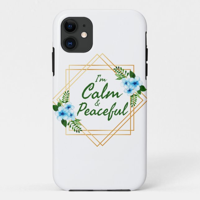 positive affirmations for the day Case-Mate iPhone case (Back)