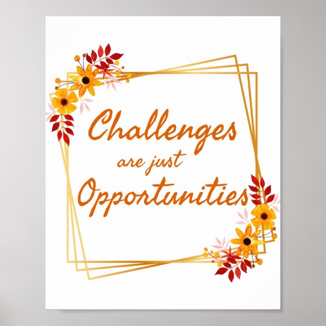 positive affirmations for women for work poster (Front)