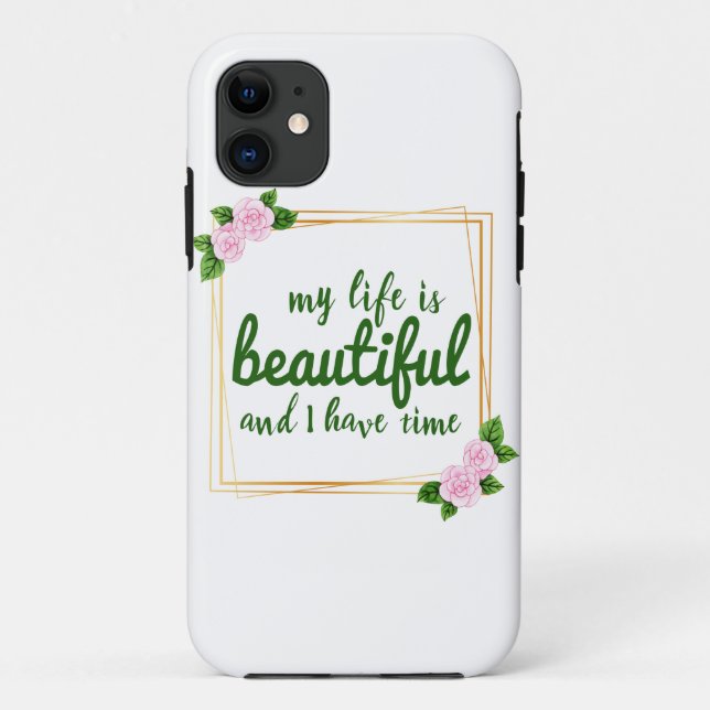 positive affirmations for work and life acceptance Case-Mate iPhone case (Back)