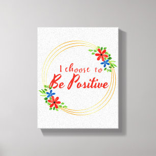 positive affirmations quotes for self acceptance canvas print