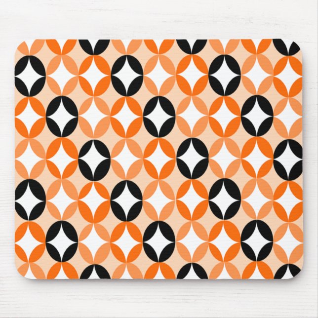Positive and Negative Space - Halloween  Mouse Pad (Front)