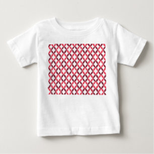 Positive and Negative Space Pink and Purple Baby T-Shirt