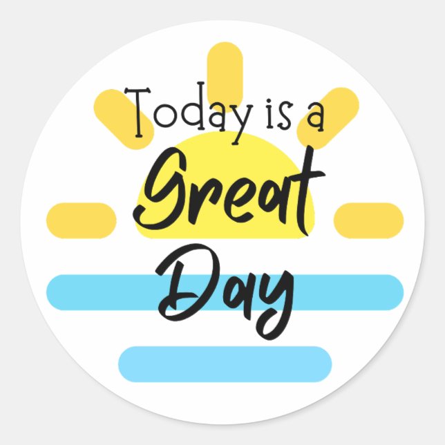 Positive and Uplifting Sticker (Front)