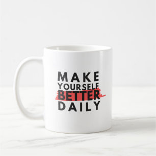 positive attitude motivational positive words coffee mug