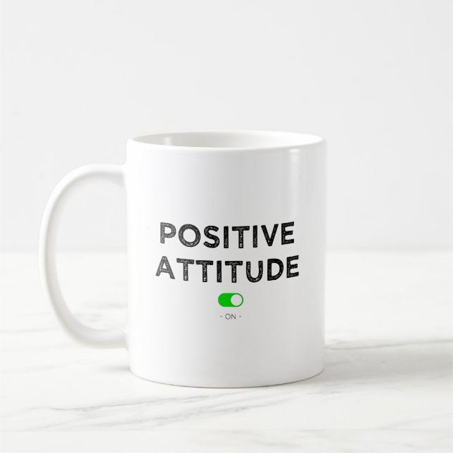 Positive attitude one - Mug (Left)