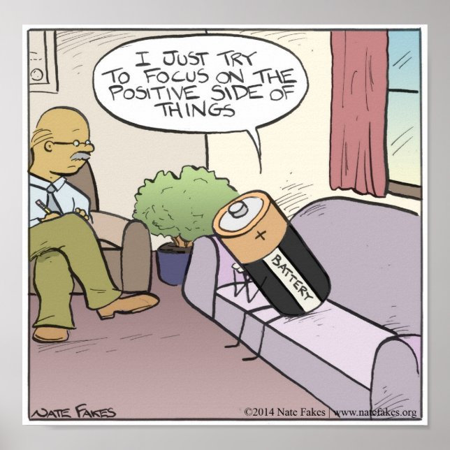 Positive Battery Poster (Front)