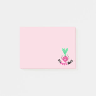 Positive Beet Pun - Unbeetable Post-it Notes