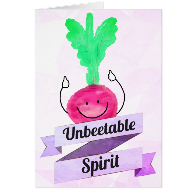 Positive Beet Pun - Unbeetable Spirit (Front)