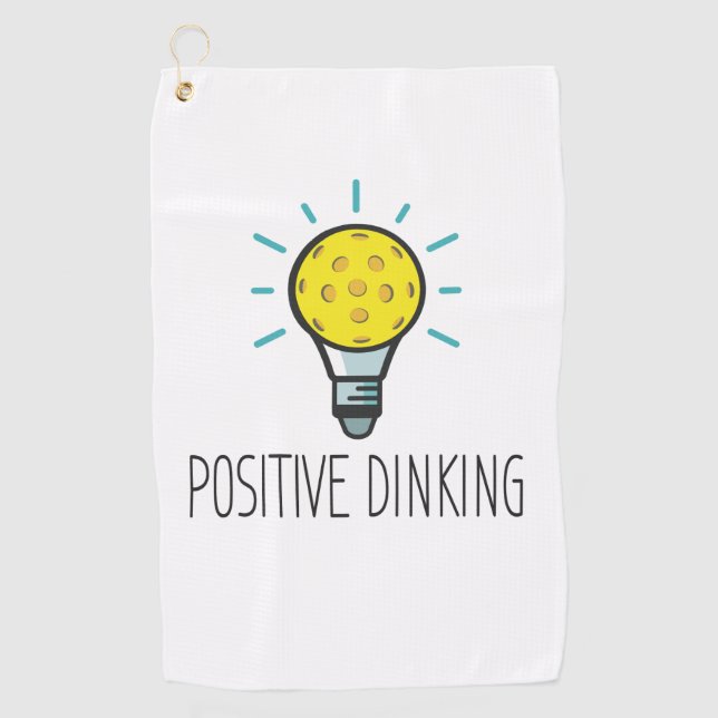 Positive Dinking Pickleball Towel (Front)