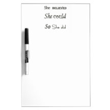 Positive Dry Erase Board Girls Women