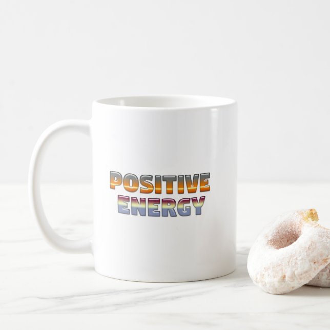 Positive energy coffee mug (With Donut)