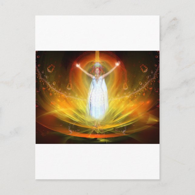 Positive Energy Goddess Postcard (Front)