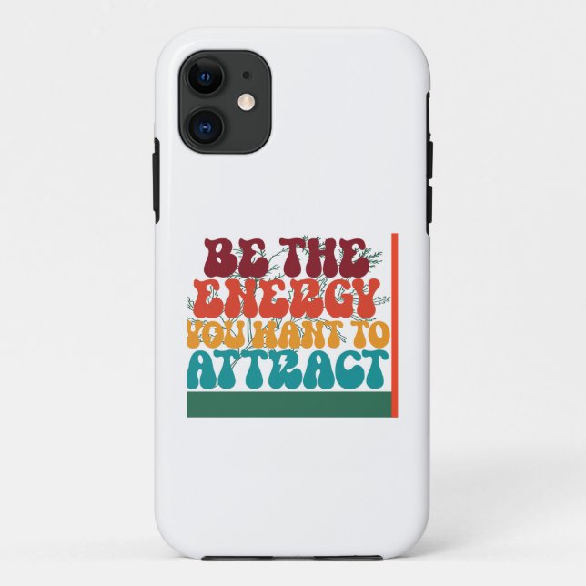 Positive Energy Graphic Design  Case-Mate iPhone Case (Back)