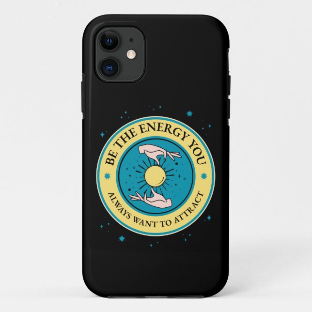 Positive energy motivation message   Case-Mate iPhone case (Back)