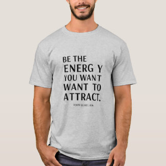 Positive Energy Motivational Quote Men’s Hoodie T-Shirt