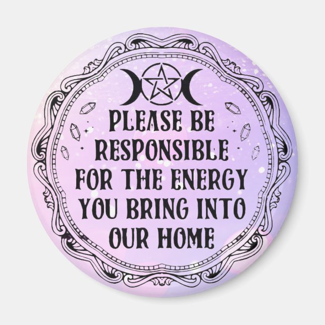 Positive Energy Reminder Magnet (Front)