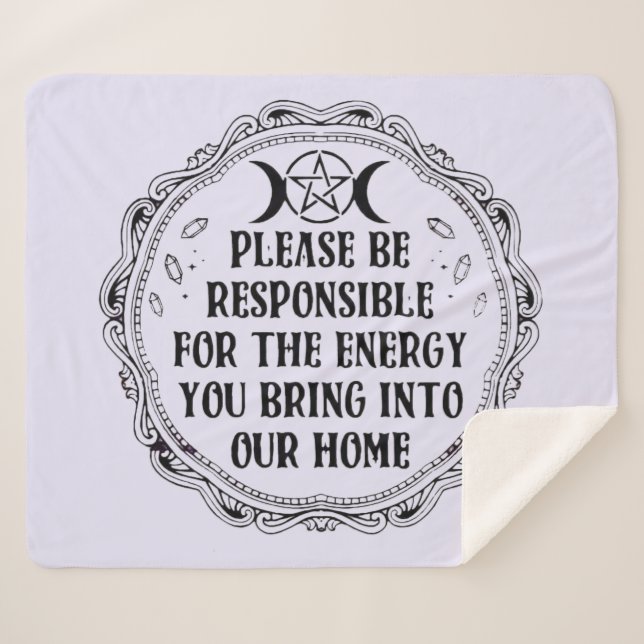 Positive Energy Sherpa Blanket (Front (Horizontal))