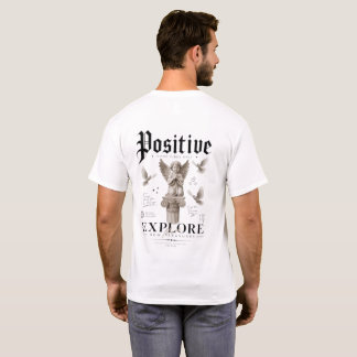 Positive Explore Back Print T-Shirt