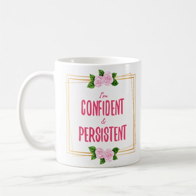 positive good vibes quotes for success coffee mug (Left)