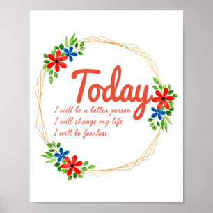 positive good vibes quotes for success poster