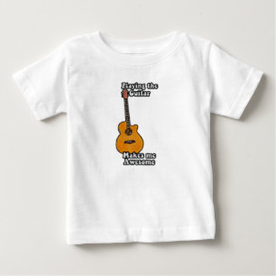 positive guitar quote for guitar players baby T-Shirt