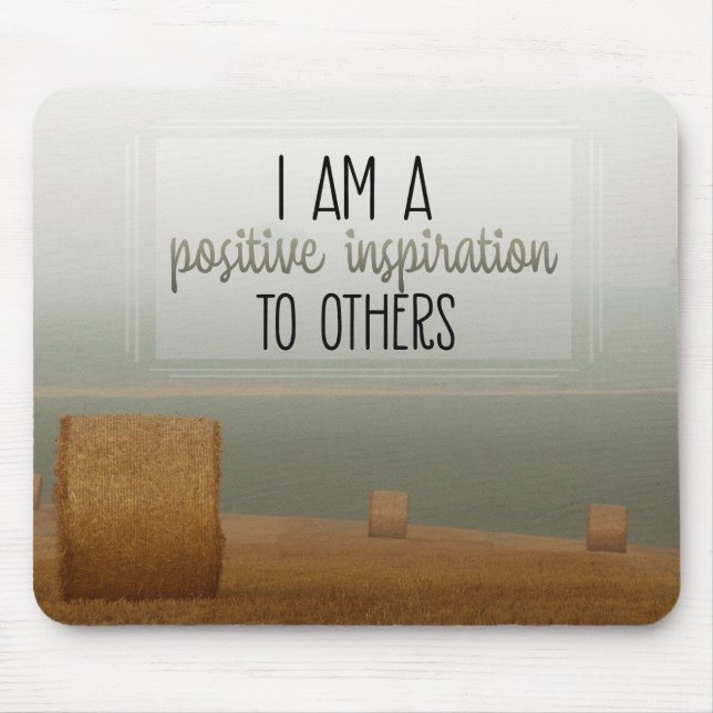 Positive Inspiration To Others Mouse Pad (Front)