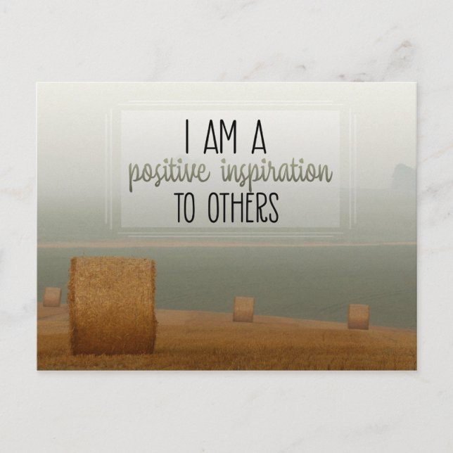Positive Inspiration To Others Postcard (Front)