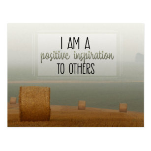 Positive Inspiration To Others Postcard