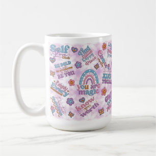 Positive Inspirational Quotes Mug, Retro Cup