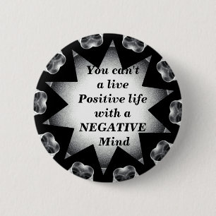 Positive Life_Button 6 Cm Round Badge