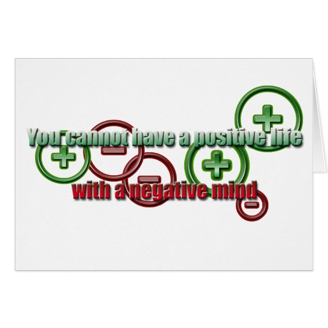 Positive Life Negative Mind (Front Horizontal)