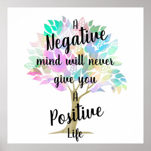 Positive Life Quote Poster