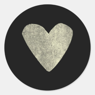 Positive Mental Health Awareness Colourful Heart C Classic Round Sticker